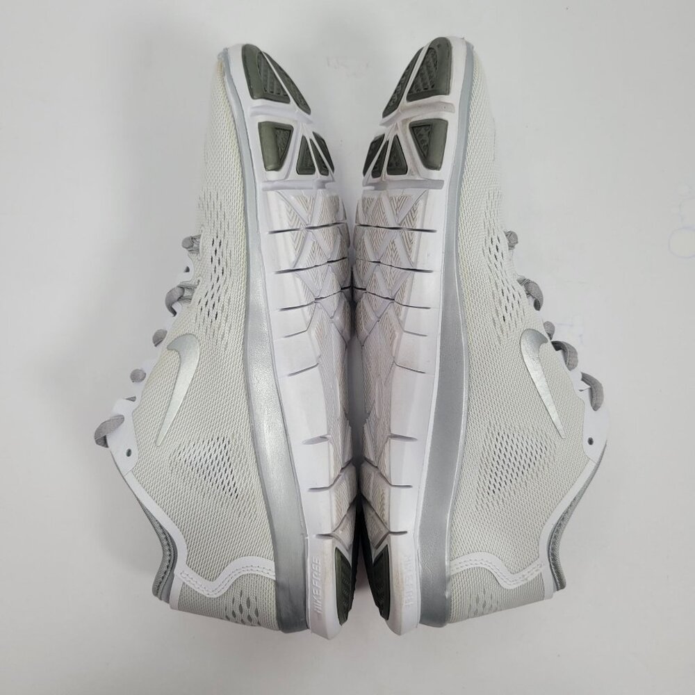 Nike Free 5.0 TR FIT 4 Women's White Gray Running Shoes 629496-102 US Size 8.5 - Picture 6 of 8